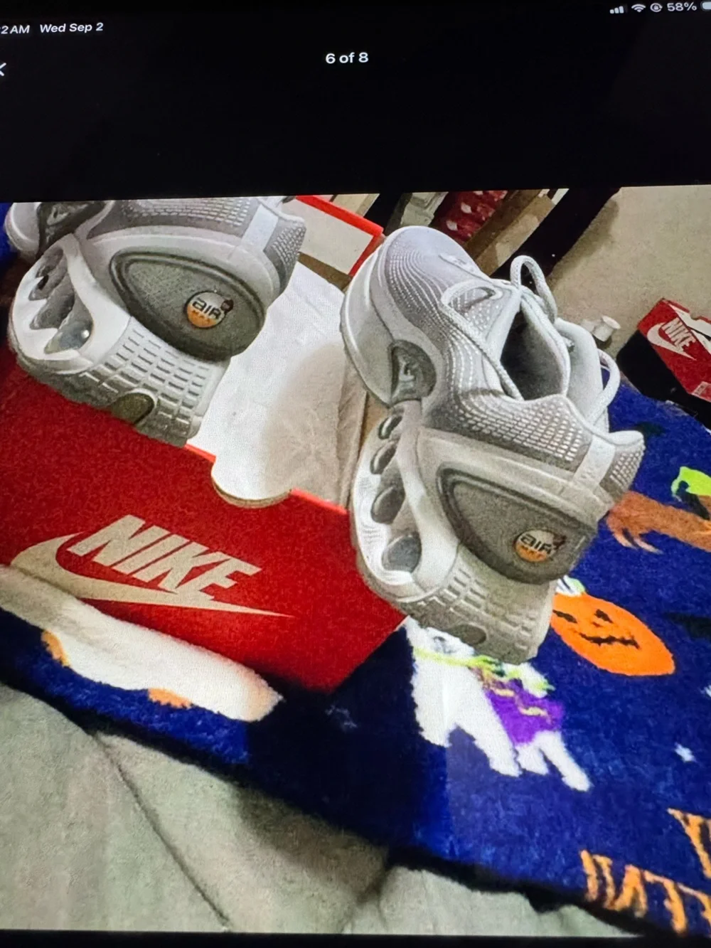 Mens Nike Air Max DN “grey wolf “ Light Grey Knit Athletic Sneakers